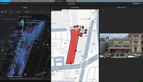 Ouster Gemini integration with Genetec Security Center